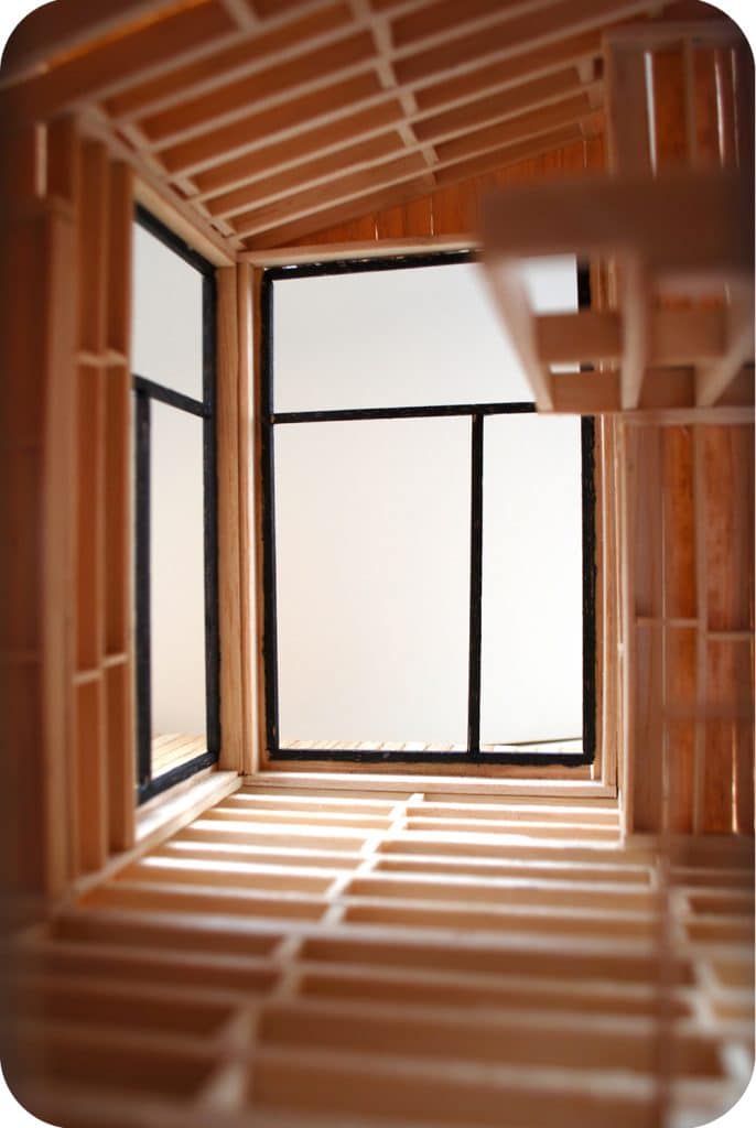 Interieur maquette boomhut
