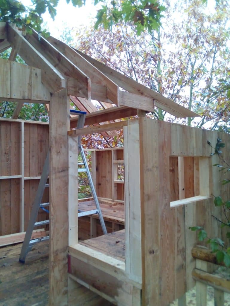 Boomhutconstructie