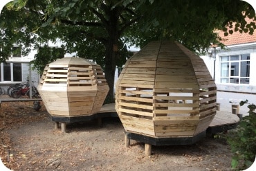 speelplaats inrichten parcour openluchtklas Leuven